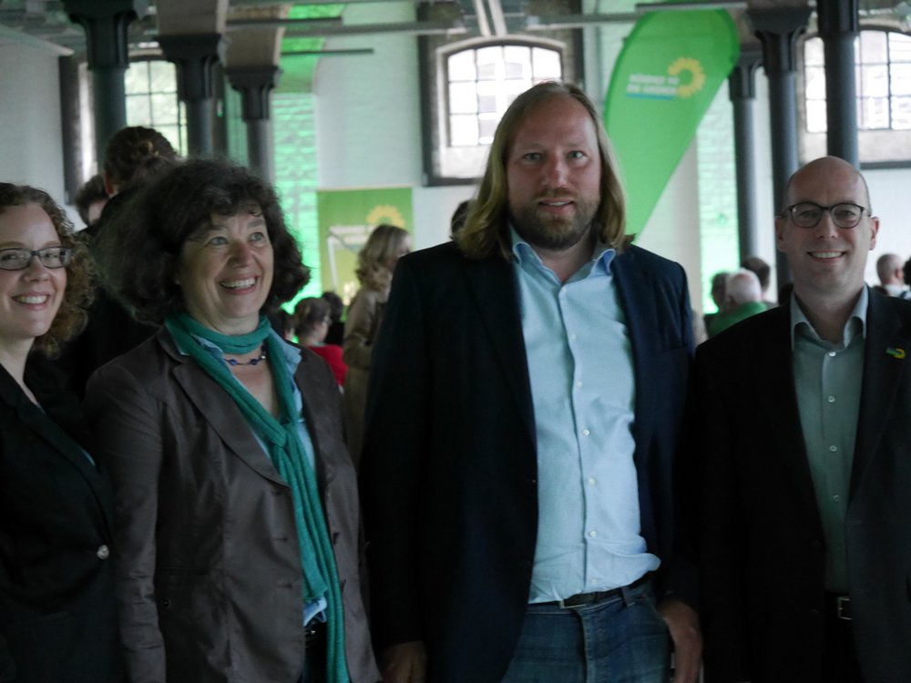 Julia Verlinden, Claudia Schmidt, Toni Hofreiter und Oliver Kraemer