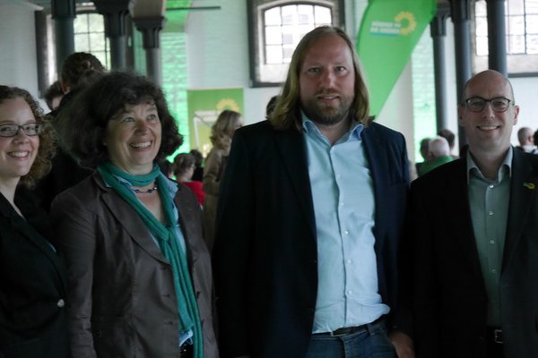 Julia Verlinden, Claudia Schmidt, Toni Hofreiter und Oliver Kraemer